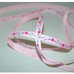 SRH - Grosgrain 3/8" Flower Garland Pink (BND0250)