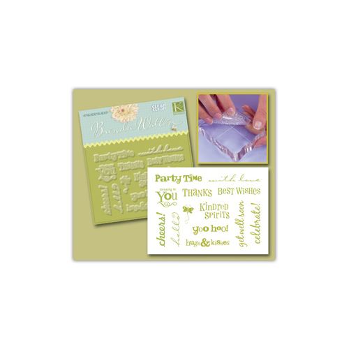 INK Stempel Clear-on-Clear - Neapolitan Mini Sentiments