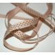 SRH Ribbon - Grosgrain 3/8" - Tan mit turftan Dots