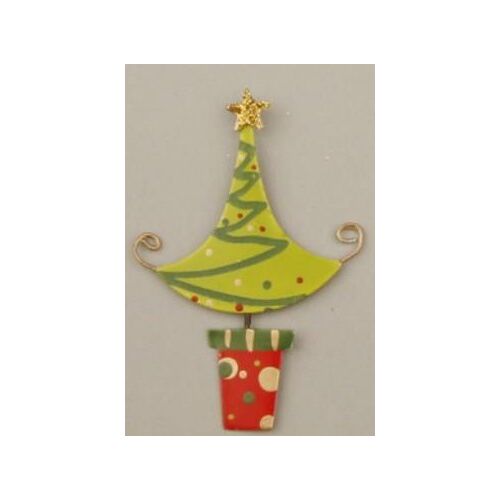 CCH Metal Art - Sticker Weihnachtsbaum Ribbon & Dots