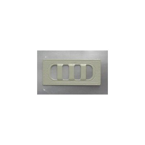 7G Metal Art - Belt Buckle Rectangle - Creme