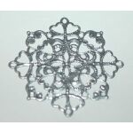 EFC Embellishments - Metall Ornament Silber