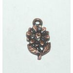 GLB Charm - Flower Antique Copper