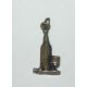 GLB Charm - Weinflasche mit Glas Antique Bronze