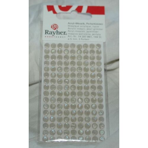 RYH Embellishment - Acryl-Mosaik Perlschimmer Pearl