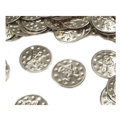 STK Embellishment - Charm Münze 20 mm Silber