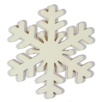 KRS Embellishment - Wood Art Snowflake