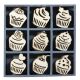 KRS Embellishment - Wood Art Cup Cake