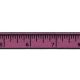 CHTR Ribbon - Twill Ruler Pink/Black