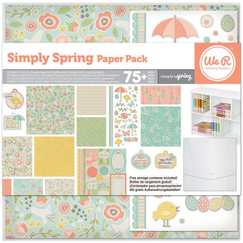 WRM Paper Pack 12"x12" - Simply Spring