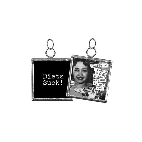 PBK Large Square Charm - Diets Suck