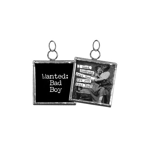 PBK Large Square Charm - Bad Boy