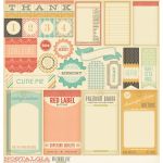 MYM Cardstock - Nostalgia Accessory Sheet