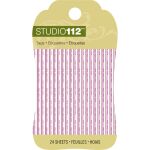 K & Company Tag Pad - Studio 112 Mini Tags Dark Purple