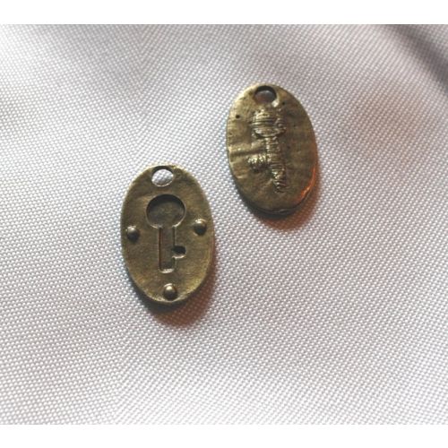 AEX Charm - Medaille mit Schlüssel/Oval Coin with Key Bronze