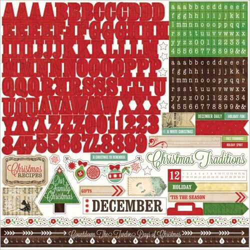 ECP Sticker 12x12" - Reflections Christmas