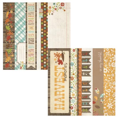 SST Cardstock - Harvest Lane Border & Title Strip