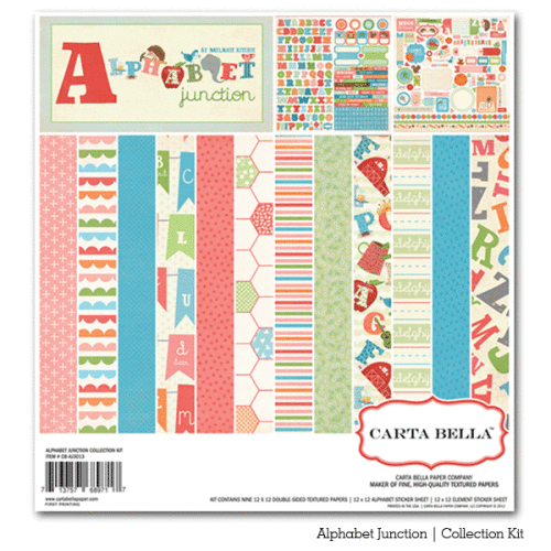 CTB Paper Pack 12x12" - Alphabet Junction Collection Pack