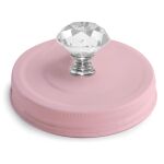CCR Show Toppers Knob & Lid Pink für Wide Mouth Mason Jars