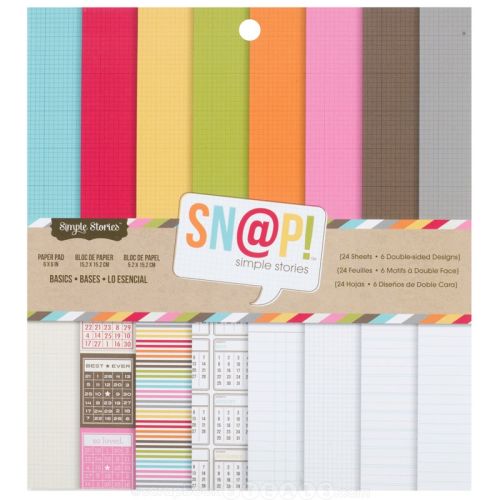 SST Paper Pad 6x6" - Sn@p Basics