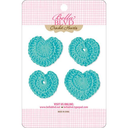 BLB Embellishments - Crochet Hearts Gulf