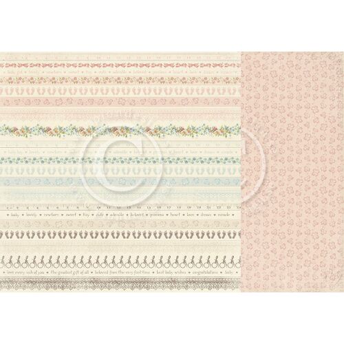 PIO Cardstock - Sweet Baby Borders