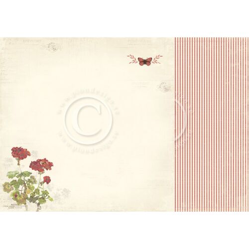 PIO Cardstock - Siris Kitchen Geranium