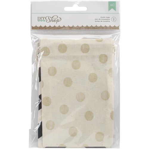 AMC Embellishments - DIY Shop Printed Muslin Bags