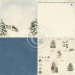 PIO Cardstock - Wintertime in Swedish Lapland Sleigh Ride...