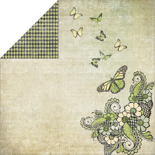 FBS Cardstock - Retro Twist Fantast Butterfly