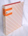 DCWV Two Ring Binder/Ringbuch - Citrus Stripe