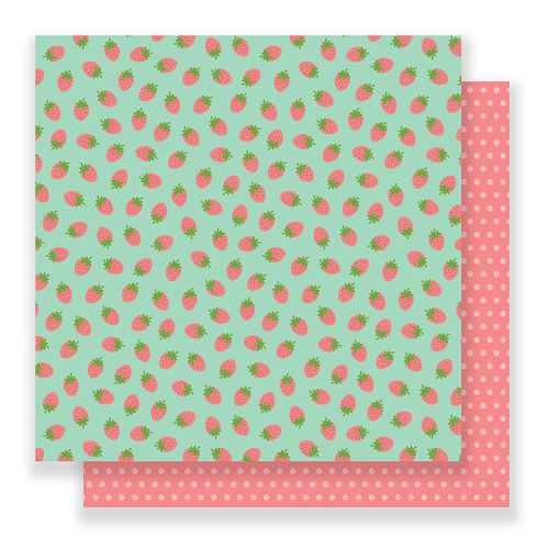 PEB Cardstock - Spring Fling Strawberry Fields