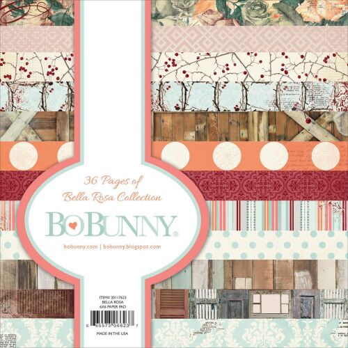 BOB Paper Pad 6"x6" - Bella Rosa