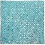 SRH Metal Art - Tin Ceiling Tile Turquoise