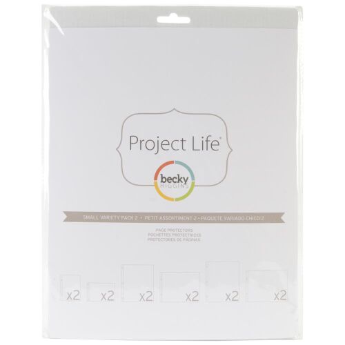 AMC Becky Higgins Project Life - Klarsichthüllen/Page Protectors Small Variety Pack 2