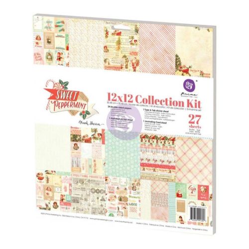 PRM Paper Pad 12"x12" - Peppermint Collection