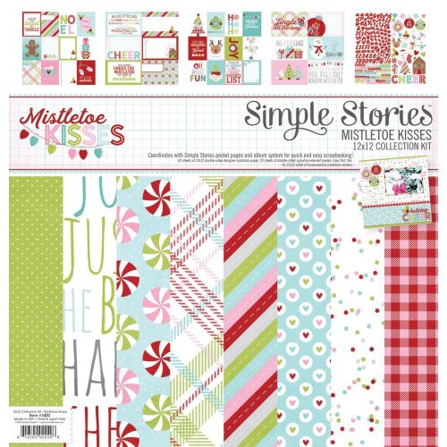 SST Paper Pack 12x12" - Mistletoe Kisses Collection Kit