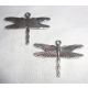 SRH Charm - Silver Dragonfly/Libelle 36 x 28 mm