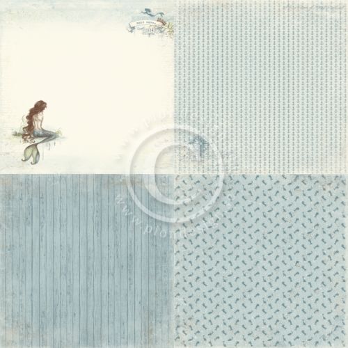 PIO Cardstock - Legends of the Sea 6x6" Make Waves