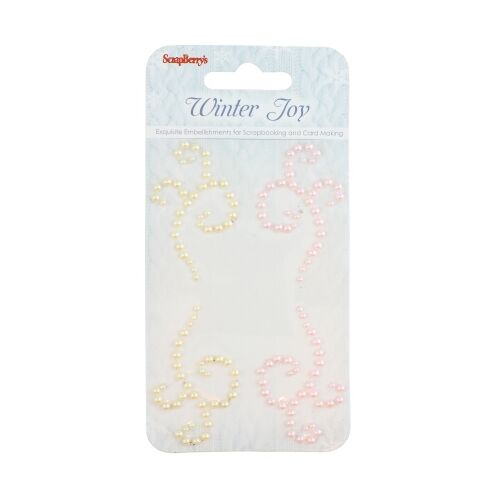 SCB Embellishments - Pearl Swirl Winter Joy