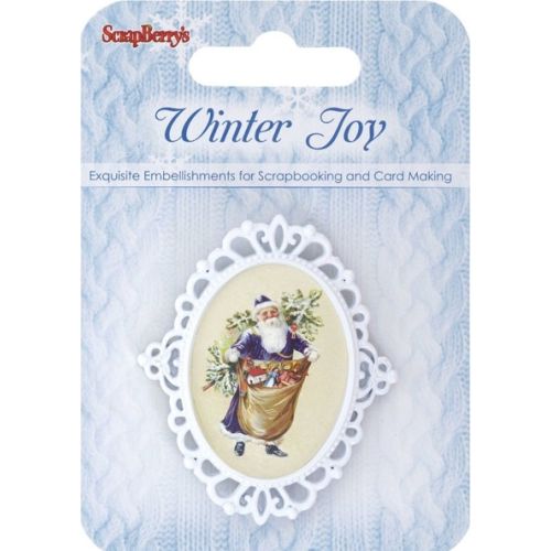 SCB Embellishments - Metal Frame Winter Joy