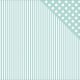 KSC Cardstock - Back to Basic Seabreeze Stripe