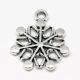 SRH Charm 5 Stück - Schneeflocke/Snowflake Antique Silber