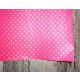 SRH Cotton Leather/Baumwoll-Papier - Pink mit Goldenen Sternen 55x75 cm