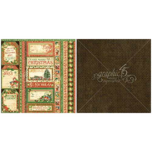 G45 Cardstock - St. Nicholas Seasons Greetings