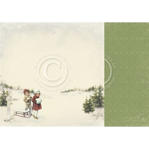 PIO Cardstock - The Night before Christmas Tree Farm