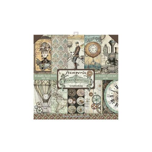 STP Paper Pad 12x12" - Voyages Fantastique