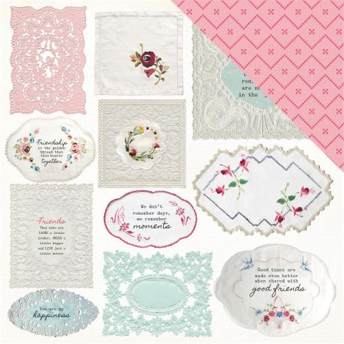 KSC Cardstock - Miss Betty Handkerchief