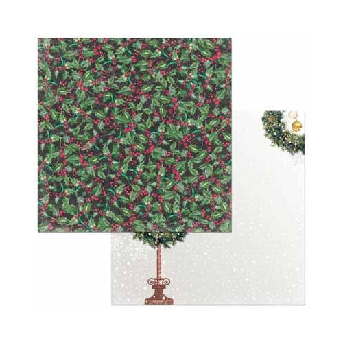 BOB Cardstock - Christmas in the Village Holly