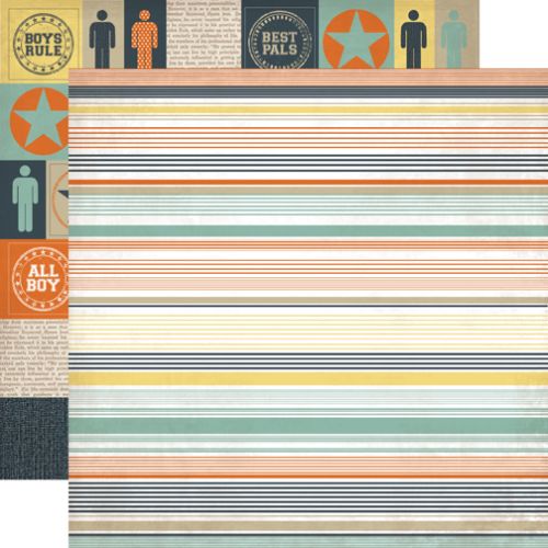 ECP Cardstock - Brothers Stripe